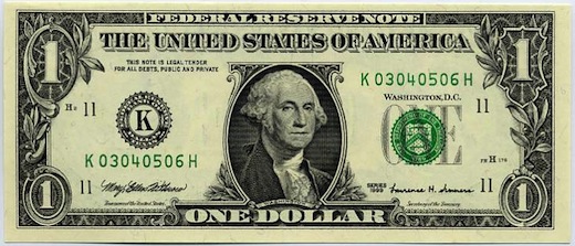 $1 bill