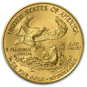 10 dollar gold coin tail side
