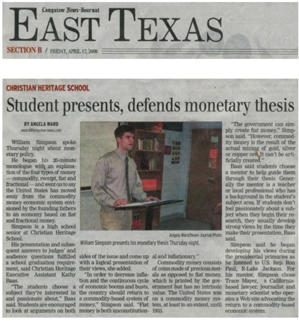 William Simpson defends thesis William Simpson defends thesis